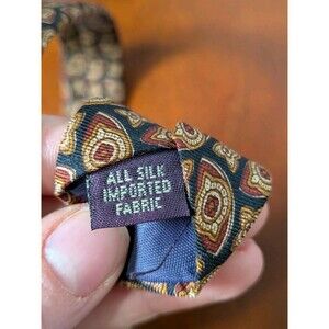 Bert Pulitzer ALL SILK Collector’s Edition Tie Mens Geometric Medallion USA Rare